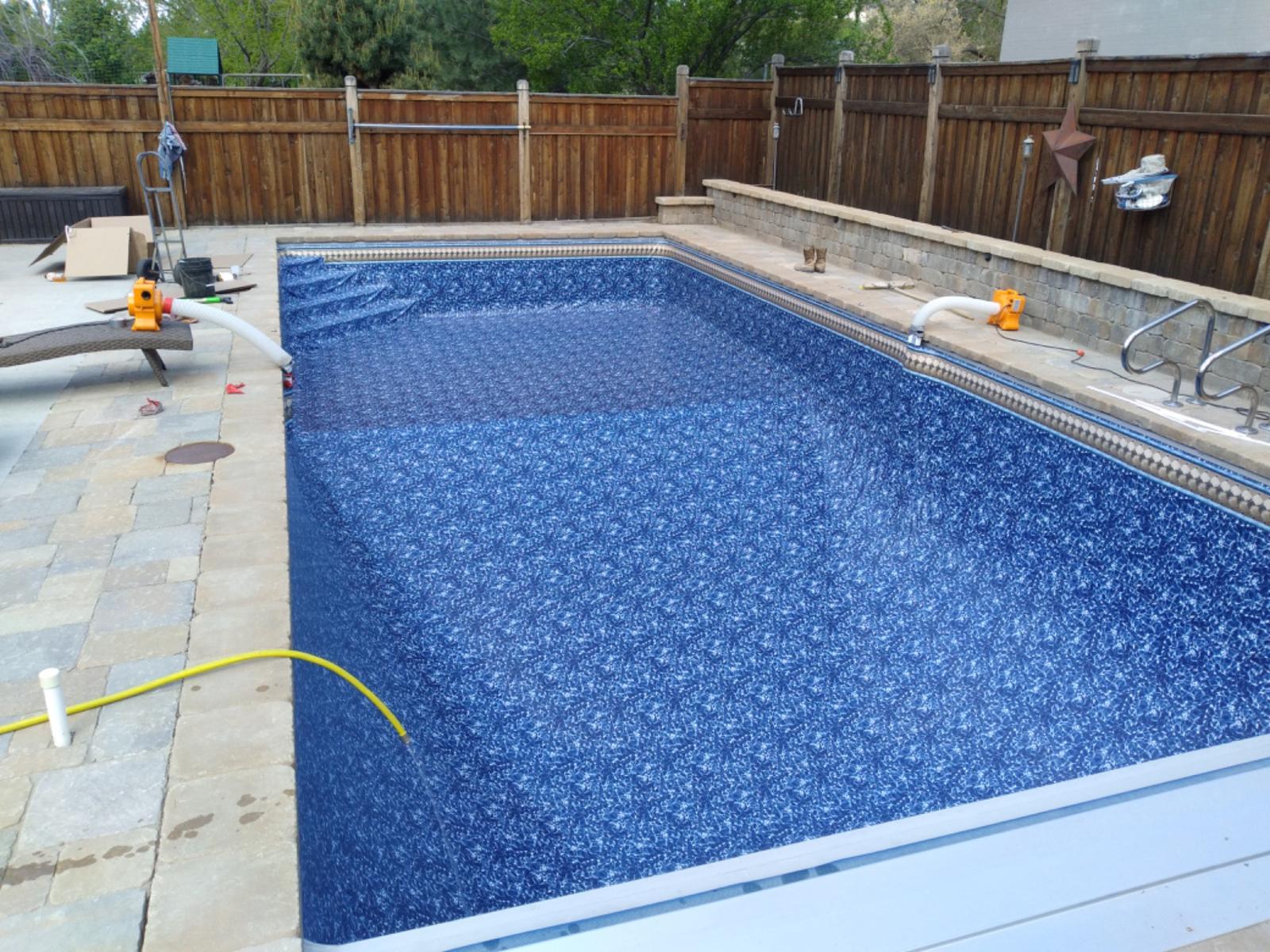 Custom pool integrated into a Utah backyard