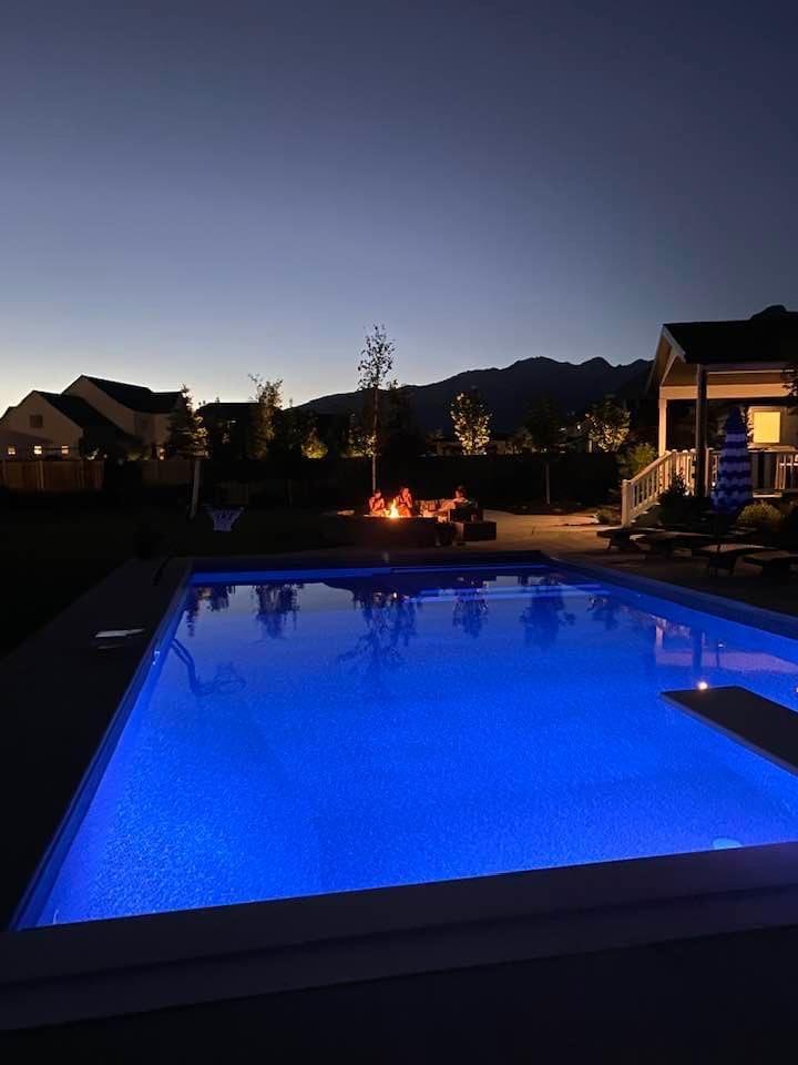 Utah backyard transformed with a custom pool