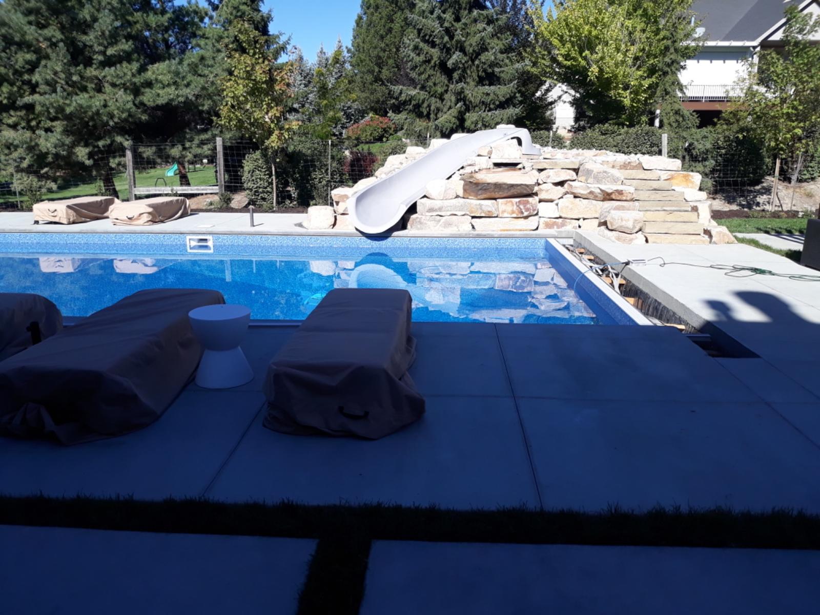 Residential pool designed for outdoor living